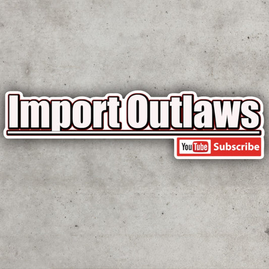 Import Outlaws Whitewall Sticker